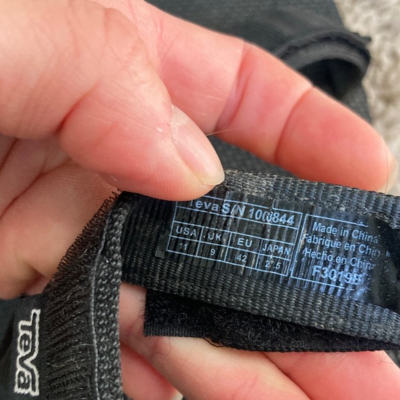 Teva Black Platform Sandals - Picture 3 of 4